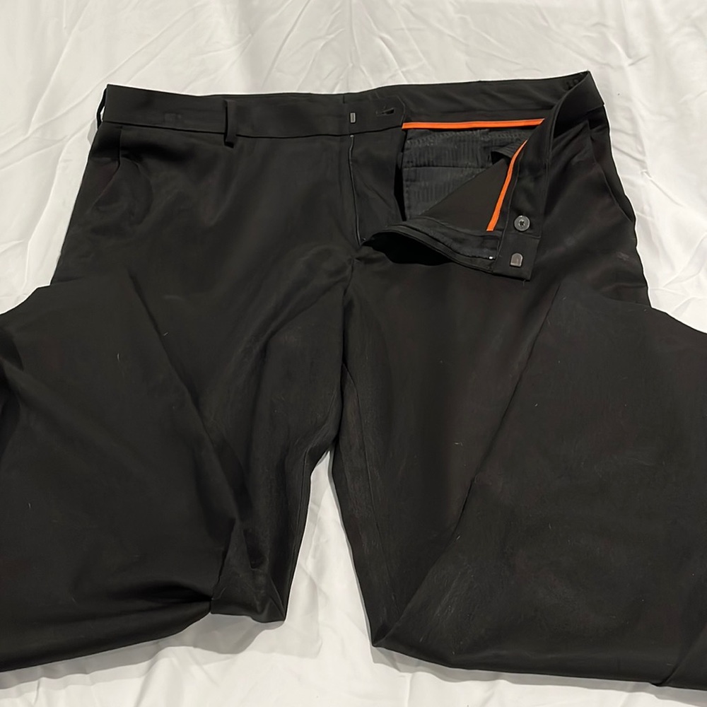 Can Heusen black suit pants 40x32